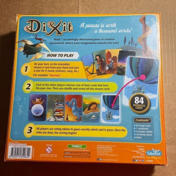 Dixit Board Game A Picture Is Worth Thousand Words Family - Picture 2 of 3